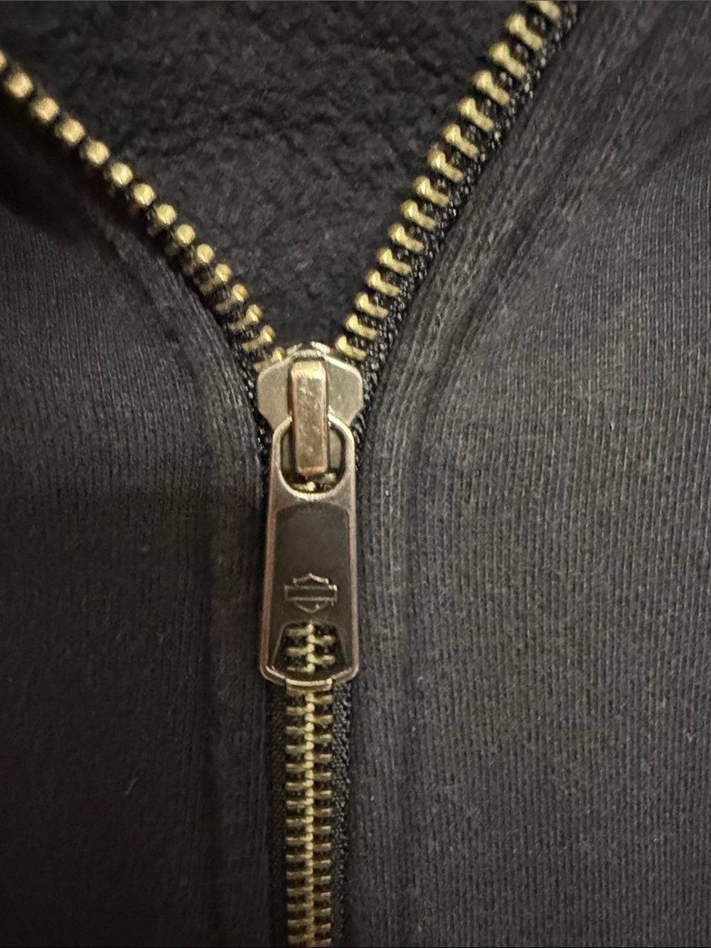 Harley-Davidson Black Zip-Up Hoodie with Orange Stripe - Picture 4 of 9